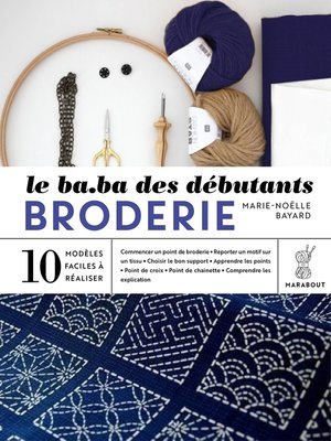 cover image of LE B.A.-BA des débutants--BRODERIE